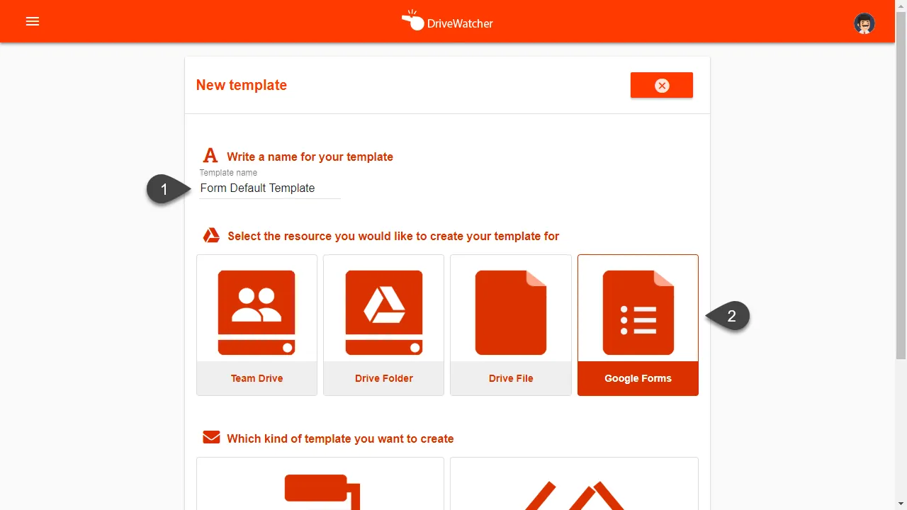 Crear una plantilla personalizada – captura 2