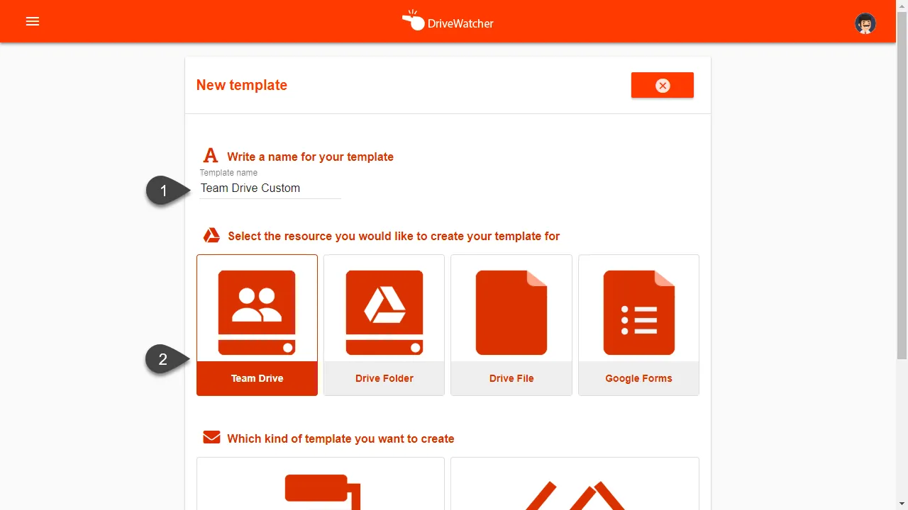 Crear una plantilla personalizada – captura 12