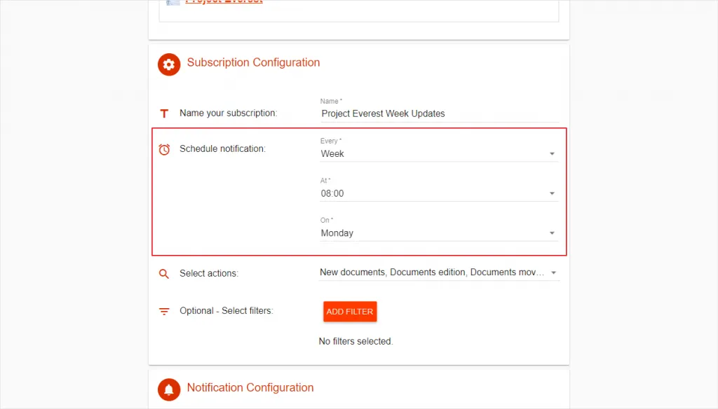 ¿Cuándo me notificará mi suscripción? – captura 2