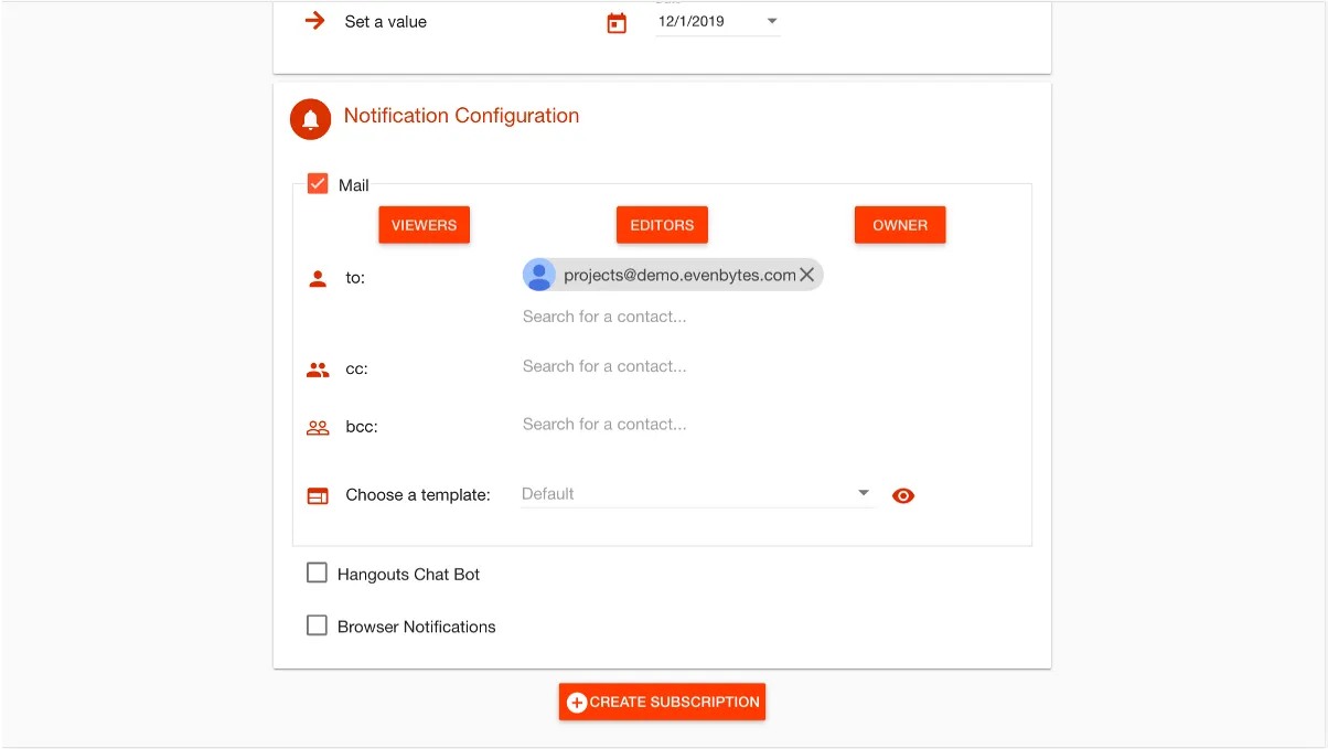 Cómo crear suscripciones de Google Sheets – captura 5